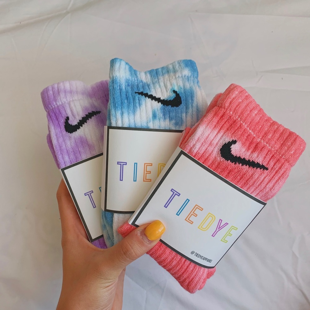 Tiedye Nike sock bundle!